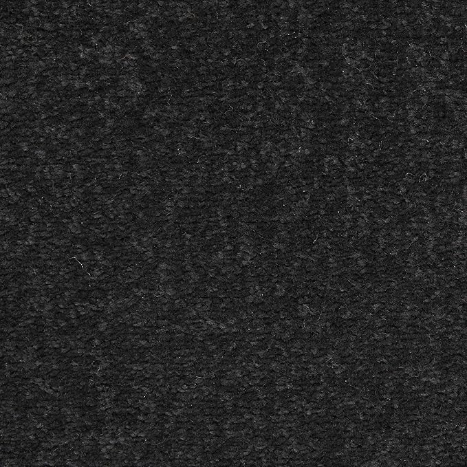 Nourison Home Nourison Essentials Black 5' x Square Area Rug - Easy Clean, Non Shedding, Bed Room, Living Room, Dining Room, Kitchen (5' x Square)