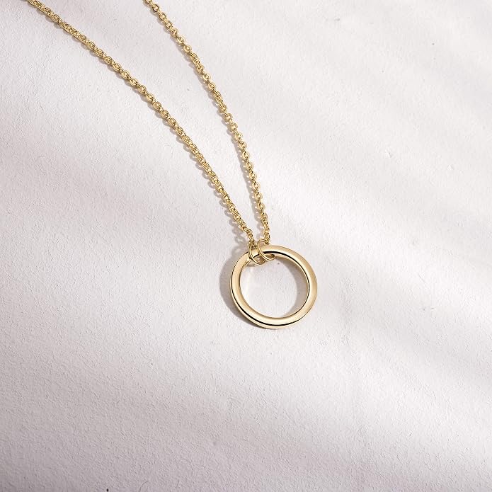 S.Leaf 18K Gold Plated Cubic Zirconia Choker Necklace for Women 925 Sterling Silver Layered Coin Moon Star Heart Circle Crystal Lariat Pendant Necklaces Gifts for Women Trendy