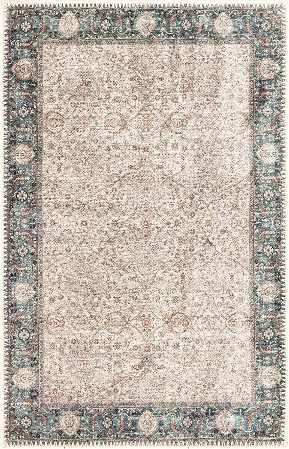 Keen Home Design 24"x36" Rug - Machine Washable Entry Rug with Non-Slip Backing, Ideal for Enteryway, Kitchen, Bathroom, Laundry Room - Vintage, Easy Clean, Durable, Low Pile - (2' x 3')