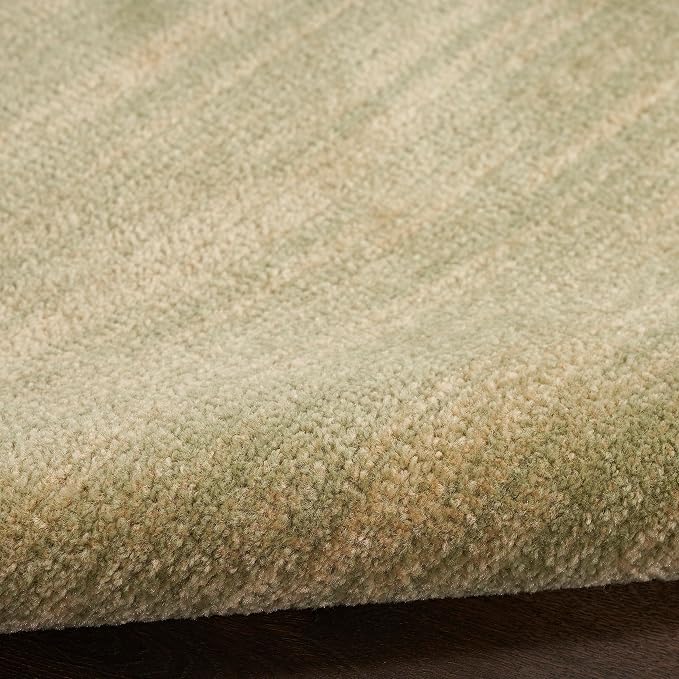 Nourison Home Nourison Essentials Green Gold 7' x 10' Area Rug - Easy Clean, Non Shedding, Bed Room, Living Room, Dining Room, Kitchen (7' x 10')