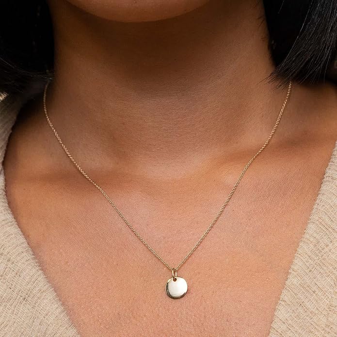 Collner 14K Gold Heart Pendant Necklace for Women Dainty Star Necklace Tiny Evil Eye Choker Necklace Boho Crescent Moon Necklace Minimalist Jewelry