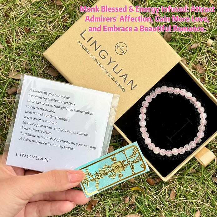 LINGYUAN Feng Shui Wealth and Luck Bracelet with Gold Foil Five Gods Amulet-Red Agate Cinnabar Gemstone Bracelet for Prosperity, Protection & Success, Lucky Charm Gift for Men & Women