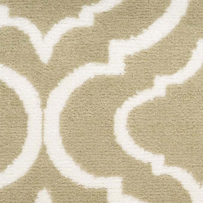 Nourison Home Jubilant Contemporary Olive 7'10" x 9'10" Area -rug, Easy -cleaning, Non Shedding, Bed Room, Living Room, Dining Room, Kitchen (8x10)