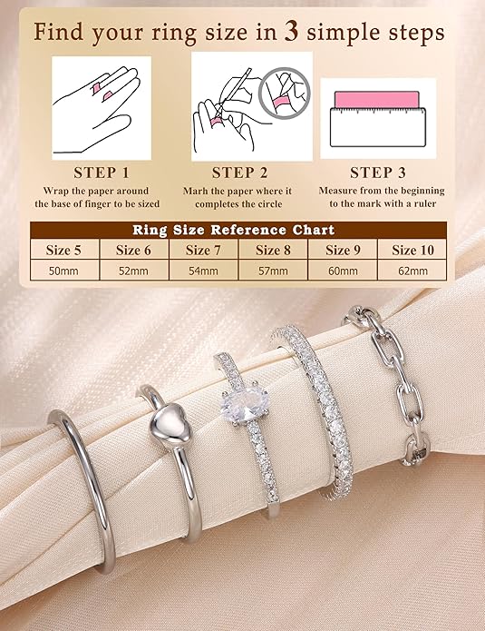 FIASASO Gold Rings for Women Non Tarnish - 5Pcs Dainty Stackable Rings 14K Gold Plated Cubic Zirconia Stacking Rings Non Tarnish Waterproof Minimalist Thin Stack Ring Size 5 6 7 8 9 10