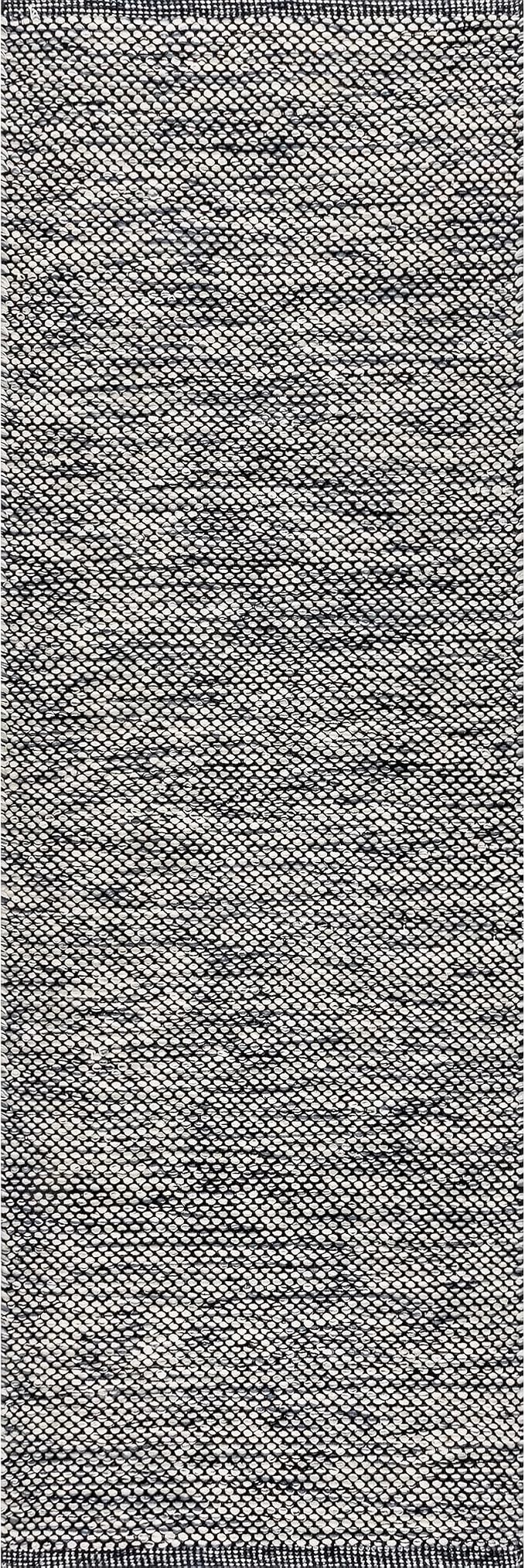 nuLOOM Alessi Solid Farmhouse Cotton Runner Rug, 2' 6" x 6', Grey