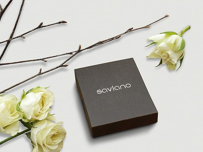 Savlano 18K Gold Plated Over 925 Sterling Silver Station Oval Moon Bead Necklace Chain For Women. Silver, Gold, Rose Gold - Made in Italy Comes With a Gift Box