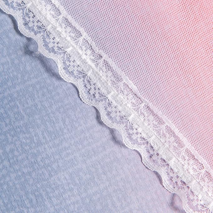 XiDi Ombre Blackout Curtains for Girls Bedroom Kids Room Unicorn Princess Theme Home Decor 72 inches Length Grey/Pink/Purple, W34 X L72 2 Panels