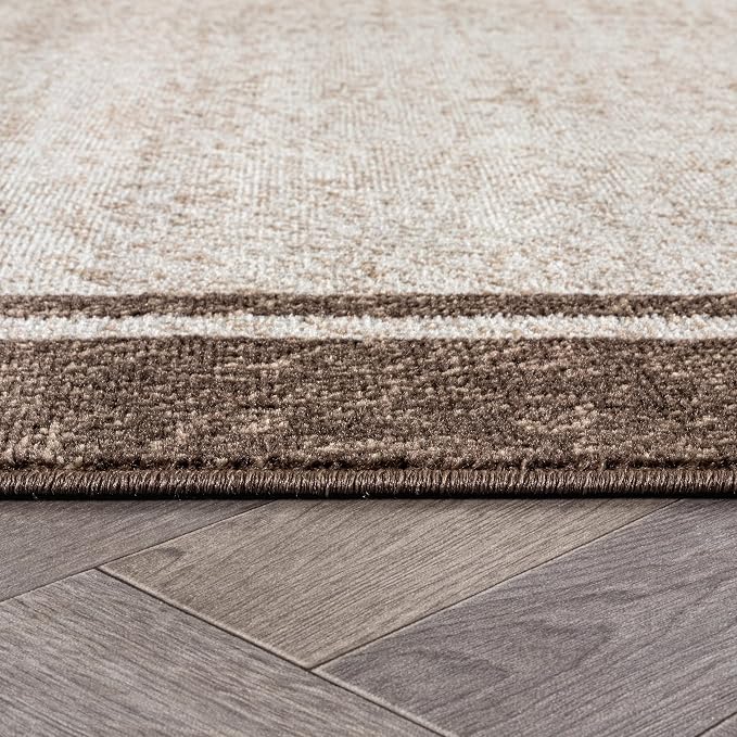 Rugshop Modern Transitional Bordered Area Rug for Living Room Beige 2' x 3'