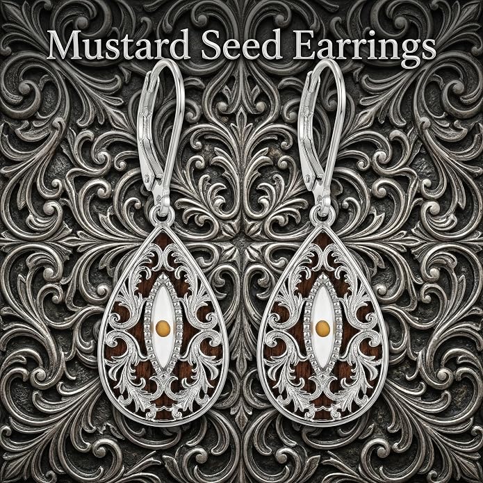 Silver Earrings Women Dangle Filigree/Abalone Shell/Turquoise Cowgirl Earrings Cat/Hummingbird/Chicken/Celtic Knot/Butterfly Jewelry Birthday Gifts for Women