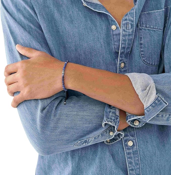 Fossil Men's Stainless Steel and Genuine Leather and/or Beaded Bracelet for Men