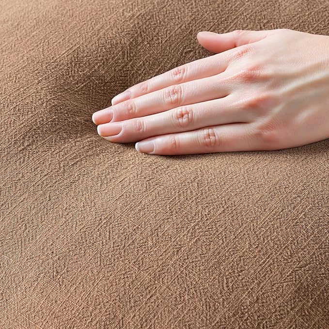 MIULEE Decorative Lumbar Throw Pillow Covers Neutral Linen Fringe Throw Pillows Set of 2 Brown Boho Farmhouse Cushion Covers with Tassels for Couch Sofa Bed Living Room Fall Home Decor 12x20 Inch