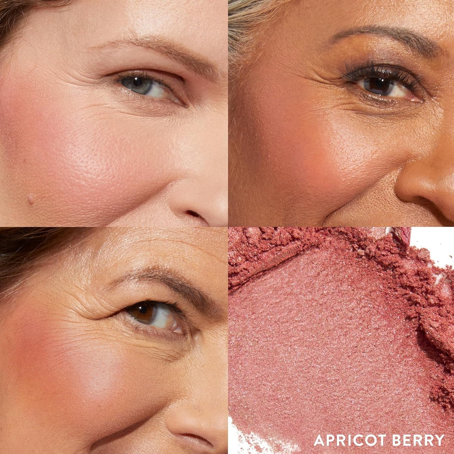 LAURA GELLER NEW YORK Baked Blush-n-Brighten Marbleized Blush - Apricot Berry - Creamy Lightweight - Satin Finish