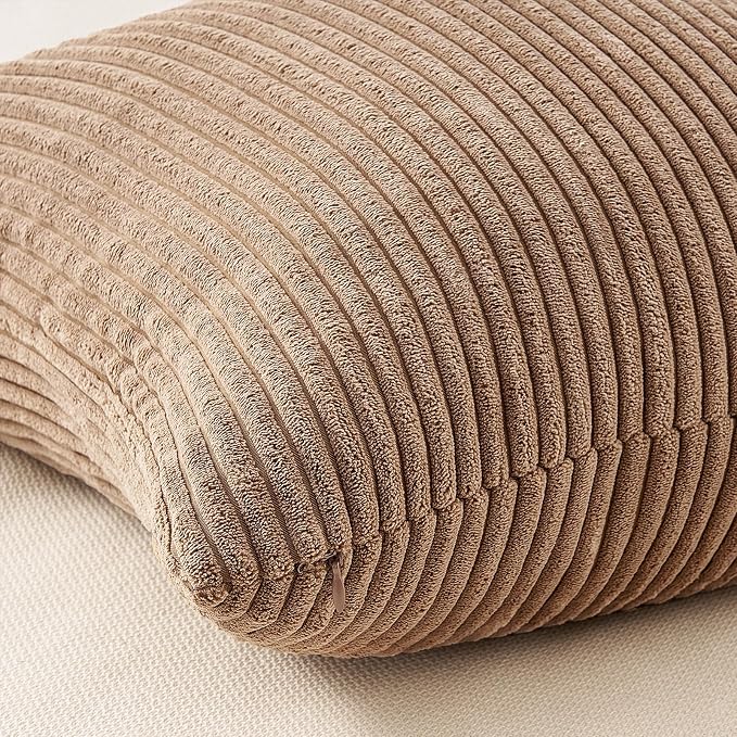 Topfinel Fall Home Decor Rust OliveGreen Throw Pillow Covers 22x22 Inch Set of 4 Boho Farmhouse Cushion Covers Soft Corduroy for Couch Bed Sofa Living Room