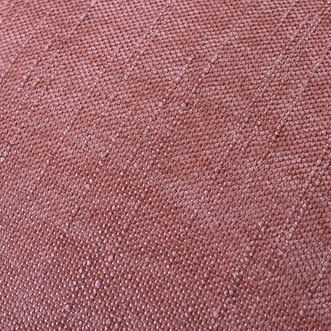 Set of 4 Soft Textured Decorative Throw Pillow Covers 12X20 Inch Cozy Farmhouse Cushion Cover Square Accent Pillow Cases for Bed Couch Sofa Living Room, Plum Pink