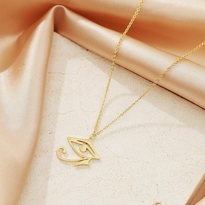 Collner 14K Gold Heart Pendant Necklace for Women Dainty Star Necklace Tiny Evil Eye Choker Necklace Boho Crescent Moon Necklace Minimalist Jewelry