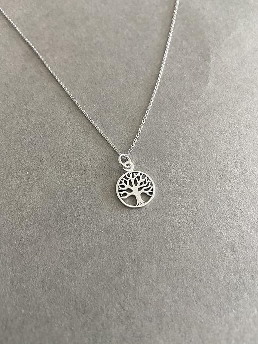 Sterling Silver Tree of Life Pendant Necklace