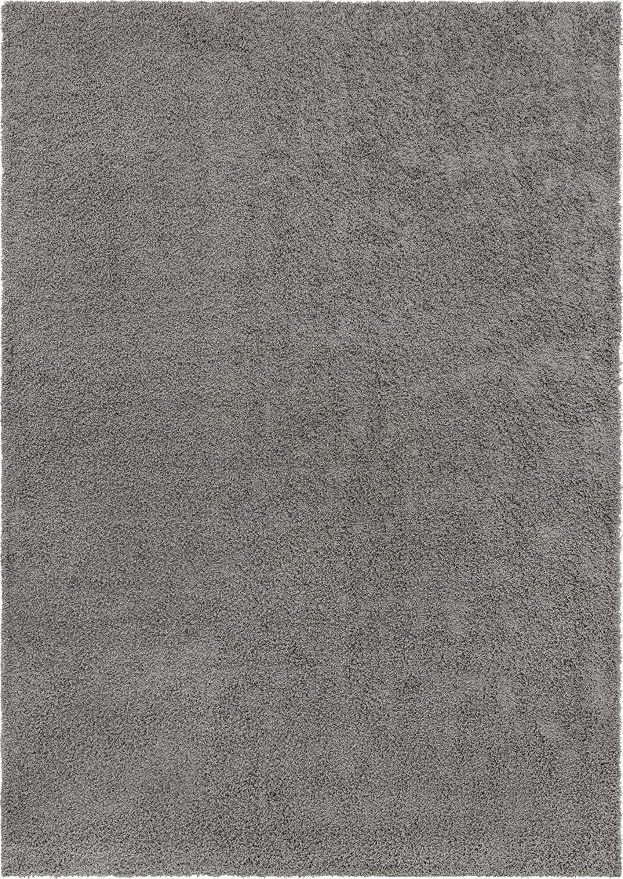Unique Loom Solid Shag Collection Area Rug (10' x 13' 11" Rectangle, Cloud Gray)