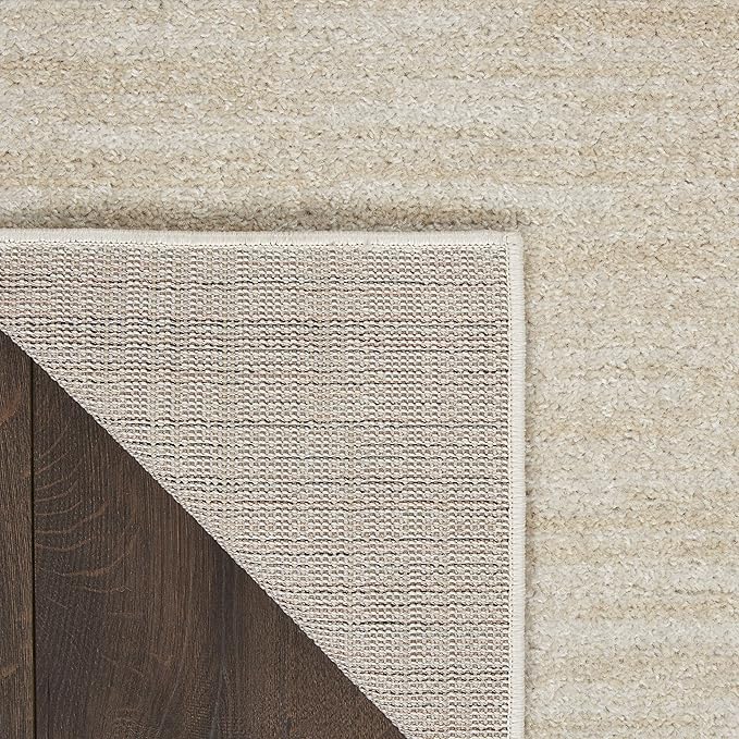 Nourison Home Nourison Essentials Ivory Beige 12' x 15' Area Rug - Easy Clean, Non Shedding, Bed Room, Living Room, Dining Room, Kitchen (12' x 15')
