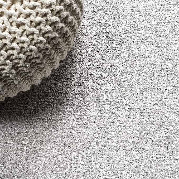 JONATHAN Y Haze Solid Low-Pile Ivory Indoor Area Rug 10x14, Coastal,Bohemian,Minimalist,Classic, Easy-Cleaning for Living Room,Bedroom,Kitchen,Pet Friendly,Non-Shedding (SEU100D-14)