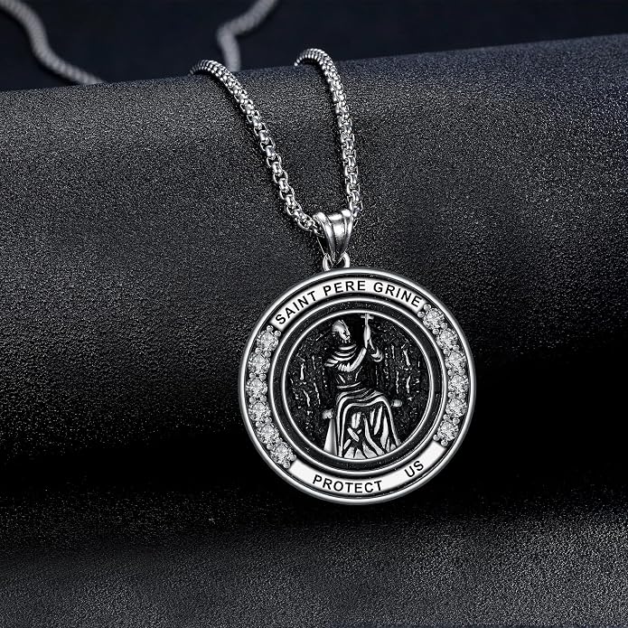 925 Sterling Silver Necklace for Men Women, Birthday Keepsake Jewelry Gifts for Mom Dad Friend