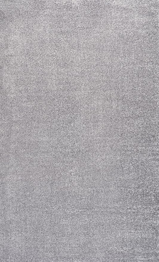 JONATHAN Y Haze Solid Low-Pile Gray Indoor Area Rug 3x5, Coastal,Bohemian,Minimalist,Classic, Easy-Cleaning for Living Room,Bedroom,Kitchen,Pet Friendly,Non-Shedding (SEU100A-3)