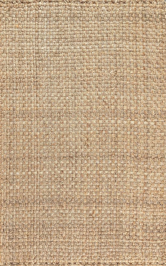 JONATHAN Y Estera Hand Woven Boucle Chunky Jute Natural Indoor Area Rug, 3x5, Bohemian, Transitional, Easy-Cleaning for Living Room, Bedroom, Kitchen, Pet Friendly, Non-Shedding (NFR102A-3)