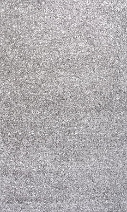 JONATHAN Y Haze Solid Low-Pile Light Gray Indoor Area Rug 3x5, Coastal,Bohemian,Minimalist,Classic, Easy-Cleaning for Living Room,Bedroom,Kitchen,Pet Friendly,Non-Shedding (SEU100K-3)