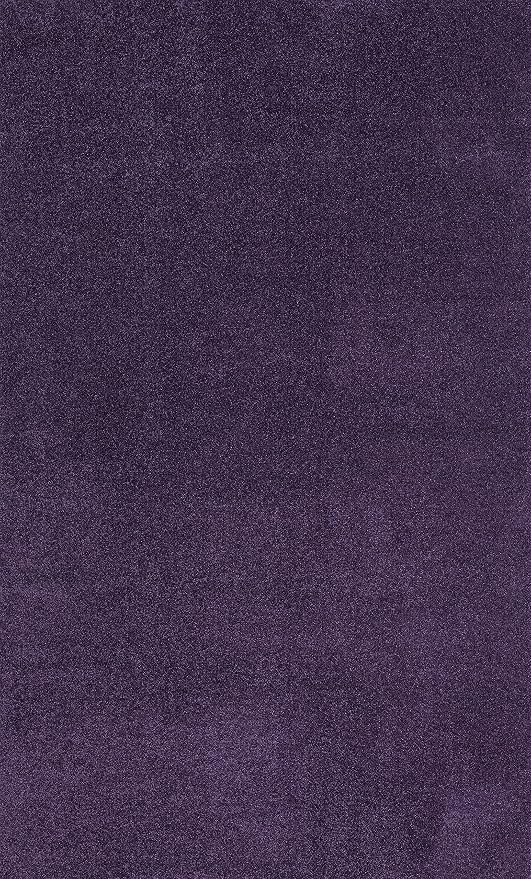 JONATHAN Y Haze Solid Low-Pile Purple Indoor Area Rug 5x8, Coastal,Bohemian,Minimalist,Classic, Easy-Cleaning for Living Room,Bedroom,Kitchen,Pet Friendly,Non-Shedding (SEU100N-5)