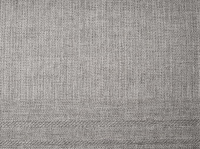 Berry Easy Jute Indoor Outdoor Rug, 6x9 Neutral Bordered Jute Look, Weather Resistant, Easy Care, Lightweight Outdoor Farmhouse Carpet for Patio, Porch, Living Room (6' x 9', Gray)