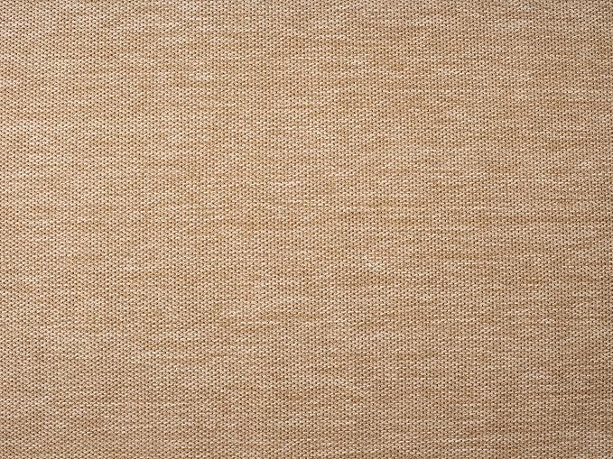 Angela Easy Jute Indoor Outdoor Rug, 4x6 Neutral Solid Jute Look, Polyester, Durable & Easy Care Outdoor Farmhouse Carpet for Patio, Porch, Living Room (4' x 6', Natural)