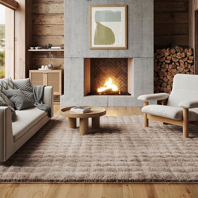 nuLOOM Jeni Taupe Checkered Washable Runner Rug, 2' x 10' | Nuloom Jeni Checkered 2' x 10' Machine Washable Runner Rug for Living Room Bedroom Dining Room Entryway Hallway, Taupe