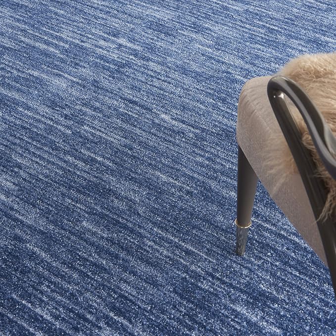 Nourison Home Nourison Essentials Navy Blue 8' x 10' Area Rug - Easy Clean, Non Shedding, Bed Room, Living Room, Dining Room, Kitchen (8' x 10')