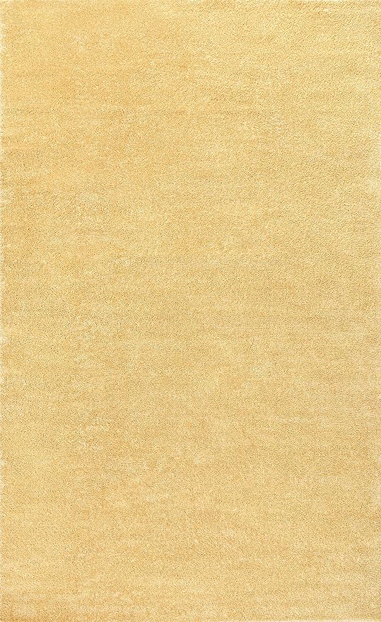 JONATHAN Y Haze Solid Low-Pile Mustard Indoor Area Rug 12x15, Coastal,Bohemian,Minimalist,Classic, Easy-Cleaning for Living Room,Bedroom,Kitchen,Pet Friendly,Non-Shedding (SEU100B-15)