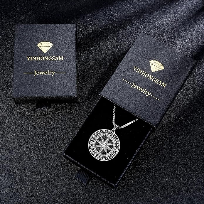 925 Sterling Silver Necklace for Men Women, Birthday Keepsake Jewelry Gifts for Mom Dad Friend