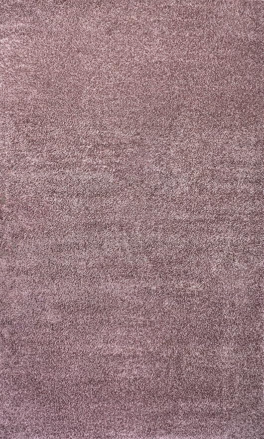 JONATHAN Y Haze Solid Low-Pile Light Purple Indoor Area Rug 6x9, Coastal,Bohemian,Minimalist,Classic, Easy-Cleaning for Living Room,Bedroom,Kitchen,Pet Friendly,Non-Shedding (SEU100R-6)