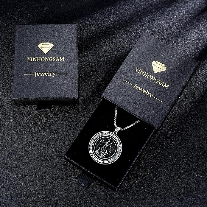 925 Sterling Silver Necklace for Men Women, Birthday Keepsake Jewelry Gifts for Mom Dad Friend