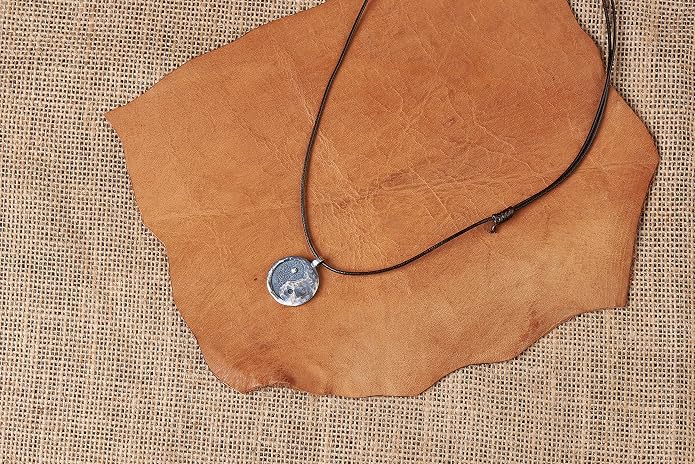 Yin Yang Necklace For Men Ancient Looking High Quality Pendant Jewelry - Yin Yang Gifts - Viking Jewelry for Men