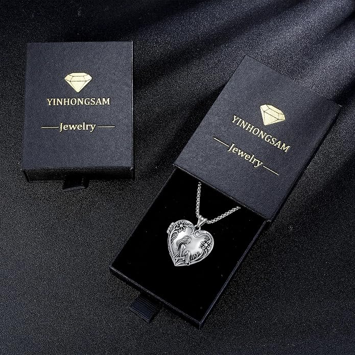 925 Sterling Silver Necklace for Men Women, Birthday Keepsake Jewelry Gifts for Mom Dad Friend