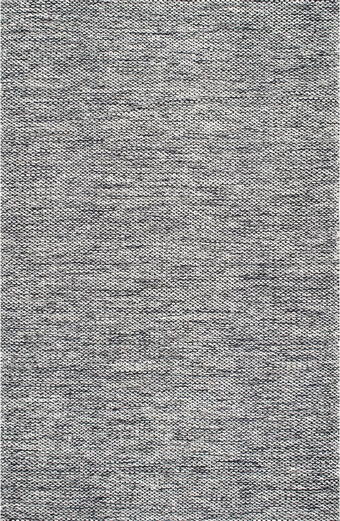 nuLOOM Alessi Solid Farmhouse Cotton Area Rug, 4x6, Grey