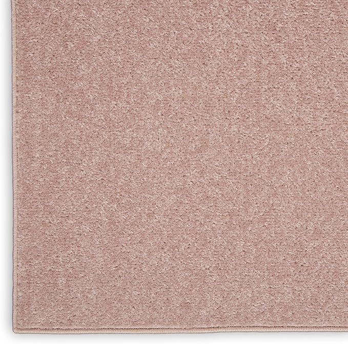 Nourison Home Nourison Essentials Pink 4' x 6' Area Rug - Easy Clean, Non Shedding, Bed Room, Living Room, Dining Room, Kitchen (4' x 6')
