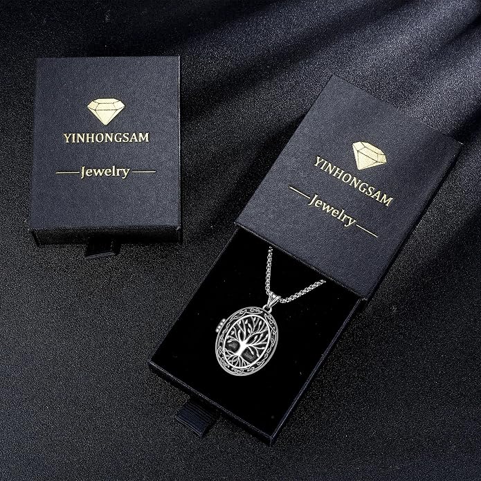 925 Sterling Silver Necklace for Men Women, Birthday Keepsake Jewelry Gifts for Mom Dad Friend