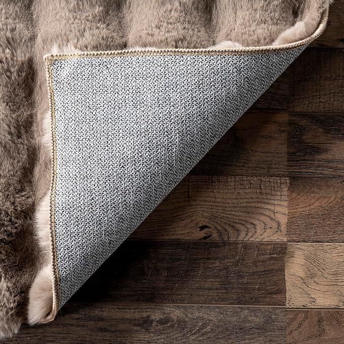 nuLOOM Jeni Taupe Checkered Washable Runner Rug, 2' x 10' | Nuloom Jeni Checkered 2' x 10' Machine Washable Runner Rug for Living Room Bedroom Dining Room Entryway Hallway, Taupe