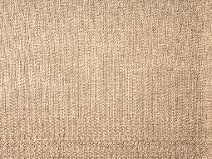 Berry Easy Jute Indoor Outdoor Rug, 4x6 Neutral Bordered Jute Look, Weather Resistant, Easy Care, Lightweight Outdoor Farmhouse Carpet for Patio, Porch, Living Room (4' x 6', Natural)
