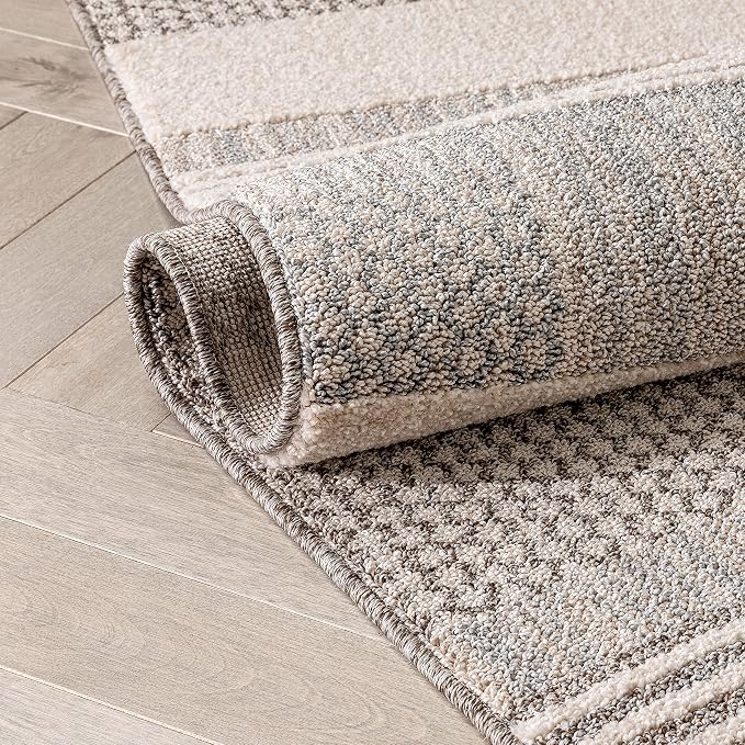 Well Woven Brer Beige Abstract Geometric Tribal Area Rug 3x5 (3'11" x 5'3")