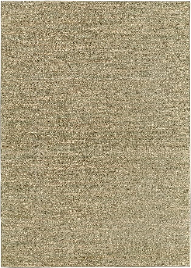 Nourison Home Nourison Essentials Green Gold 4' x 6' Area Rug - Easy Clean, Non Shedding, Bed Room, Living Room, Dining Room, Kitchen (4' x 6')