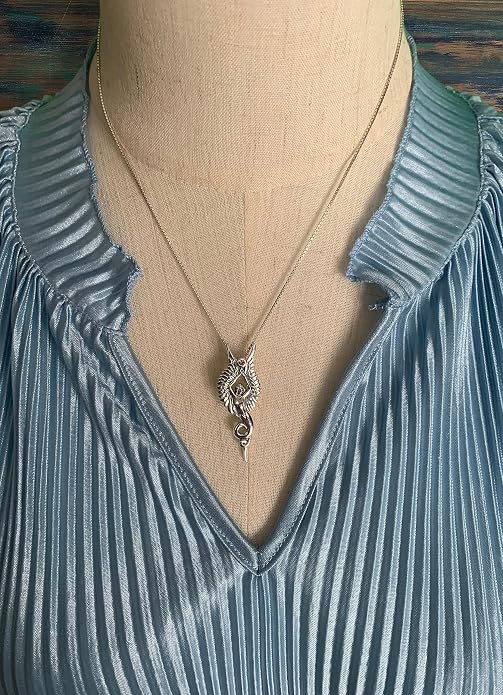 Jewelry Trends Large Celtic Tree of Life Sterling Silver Pendant Necklace 18"