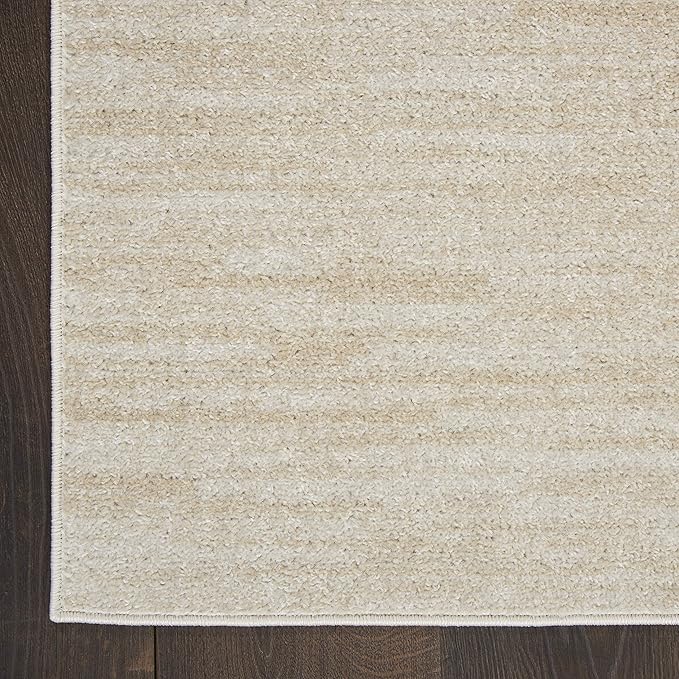 Nourison Home Nourison Essentials Ivory Beige 2' x 4' Area Rug - Easy Clean, Non Shedding, Bed Room, Living Room, Dining Room, Kitchen (2' x 4')